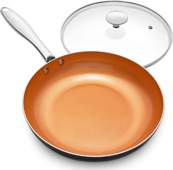 MICHELANGELO Red Copper Pans