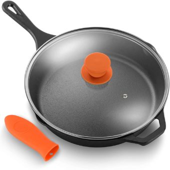 NutriChef Cast Iron Griddle Pans