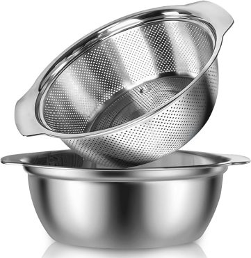 304 Stainless Steel Colander With Handle