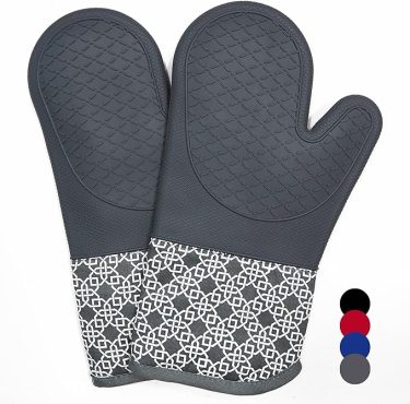 Silicone Shell Kitchen Oven Mitts