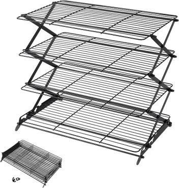 Geesta 2/3/4-Tier Upgraded Collapsible Cooling Rack